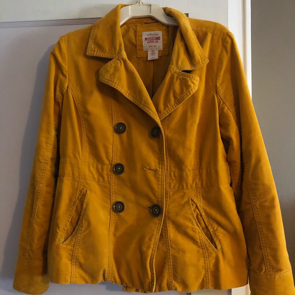 Mustard Mossimo peacoat size L